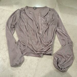 CHARLOTTE RUSSE WRAP TOP